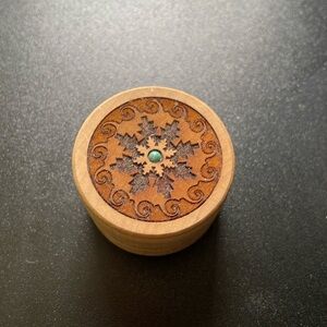Little Round Wooden Box